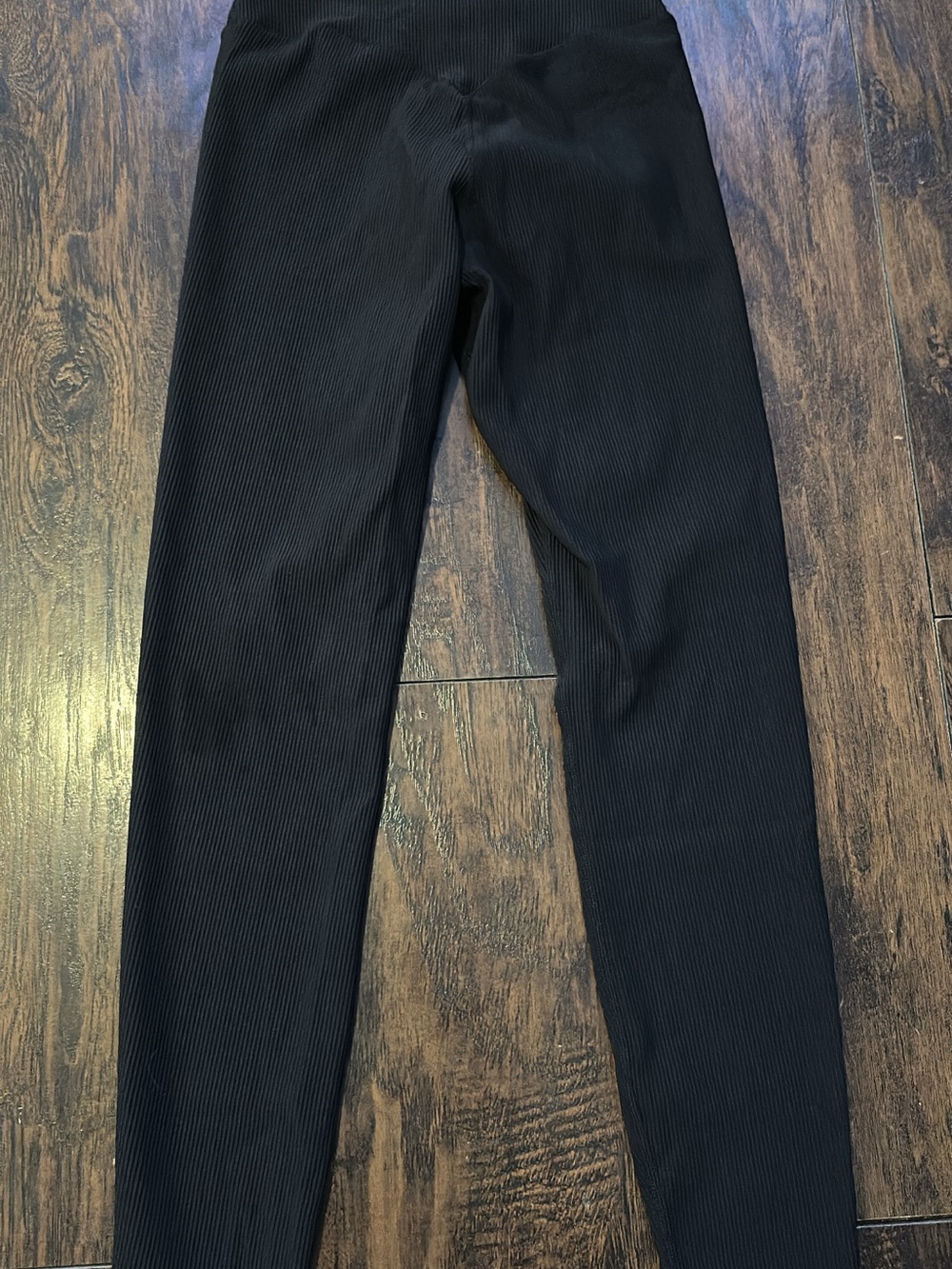 BuffBunny Black Ribbed Active Leggings